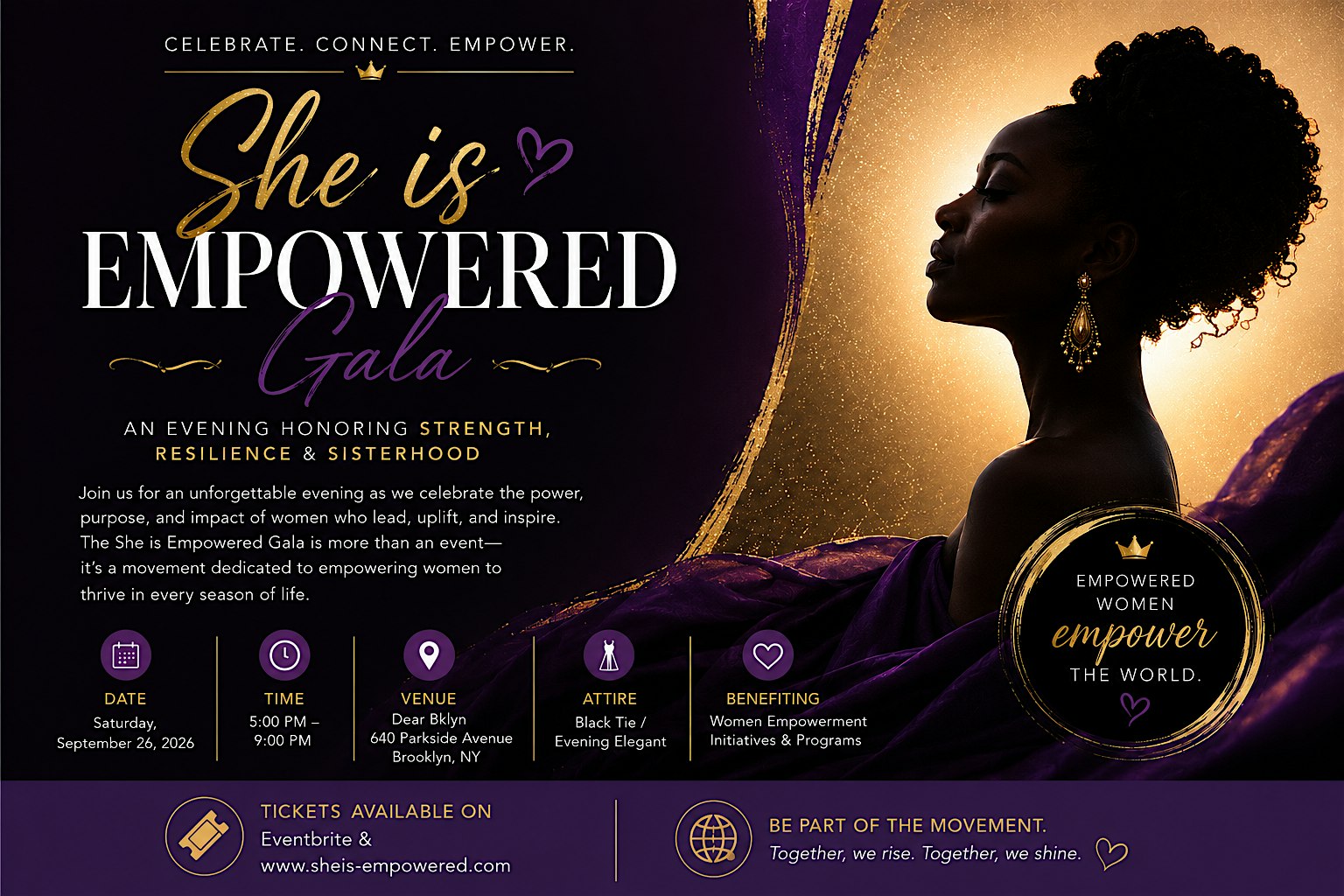 She Is Empowered " Delayed but Not Denied Gala"