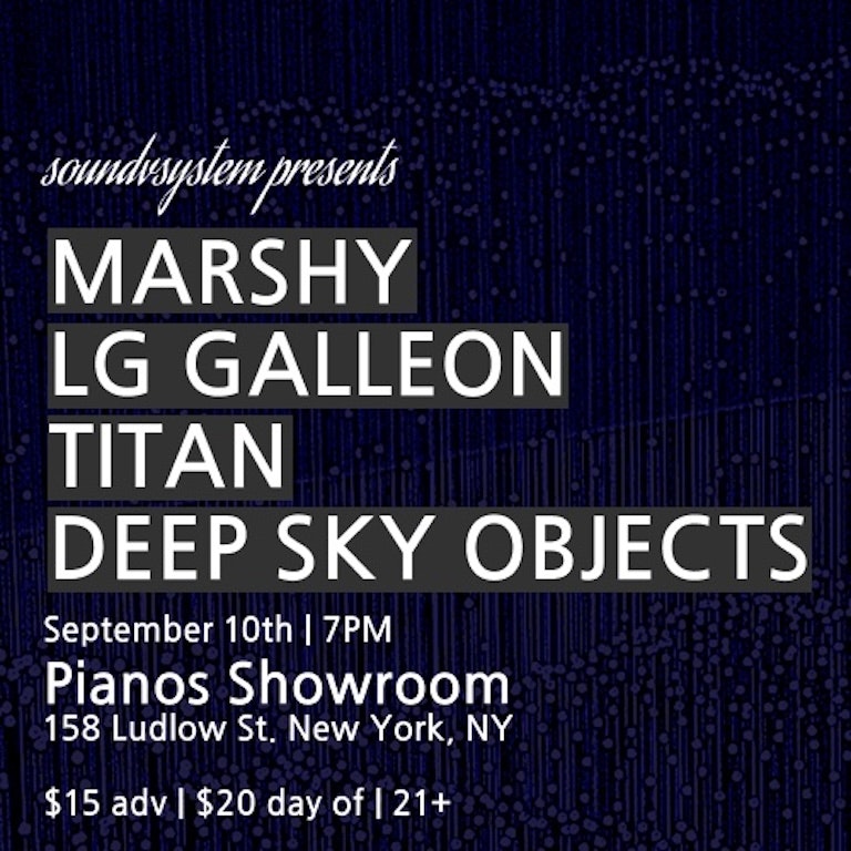 MARSHY • LG GALLEON • TITAN • DEEP SKY OBJECTS