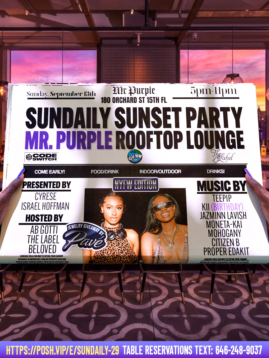 Sundaily @ Mr Purple Rooftop Lounge