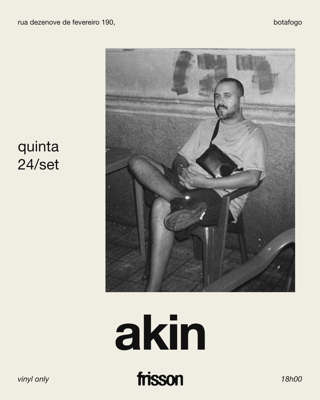 Frisson Recebe: Akin