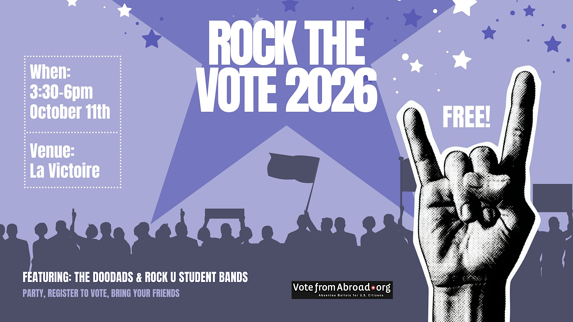 ROCK THE VOTE CONCERT