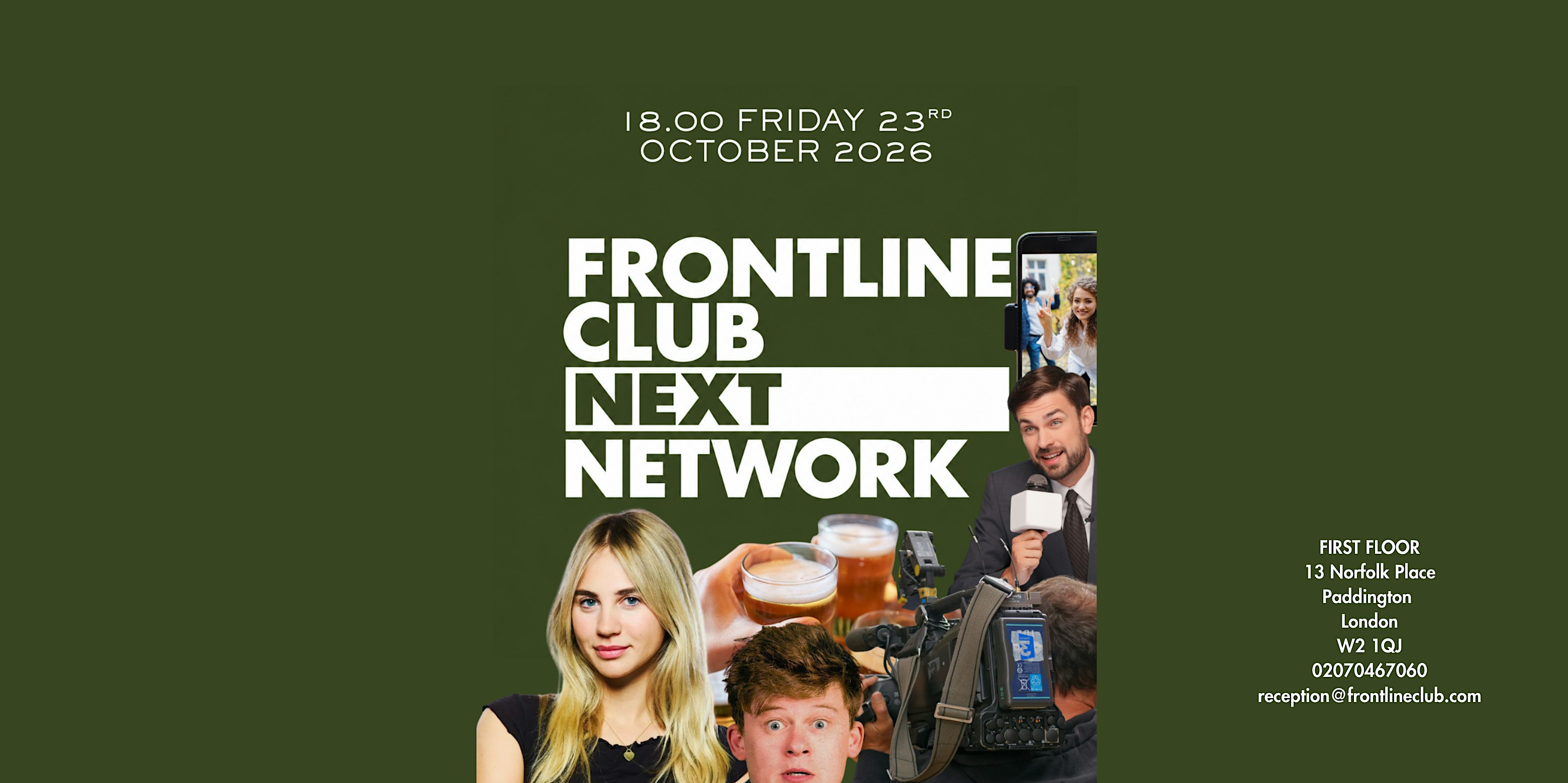Frontline Club Next: Launch Drinks