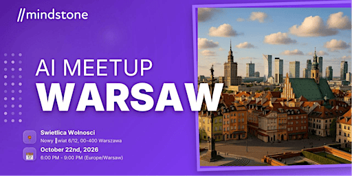 Mindstone Warsaw October AI Meetup