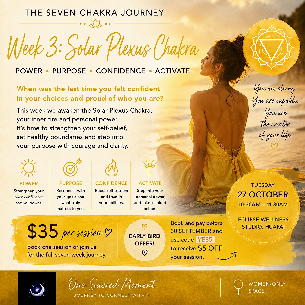 Week 3 - 7 Chakra Journey - Solar Plexus