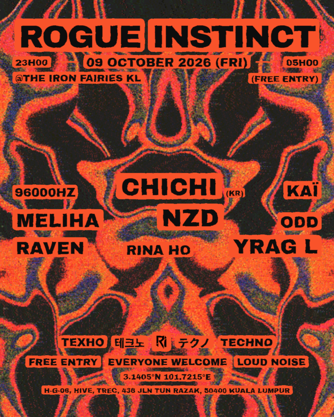 Rogue Instinct presents CHICHI (SANCT) + Friends