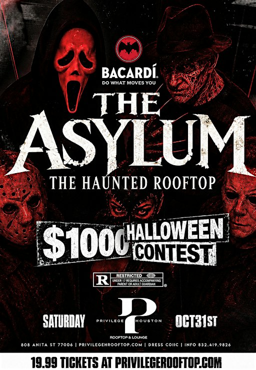 OCT 31 | The Asylum Haunted Rooftop @ Privilege