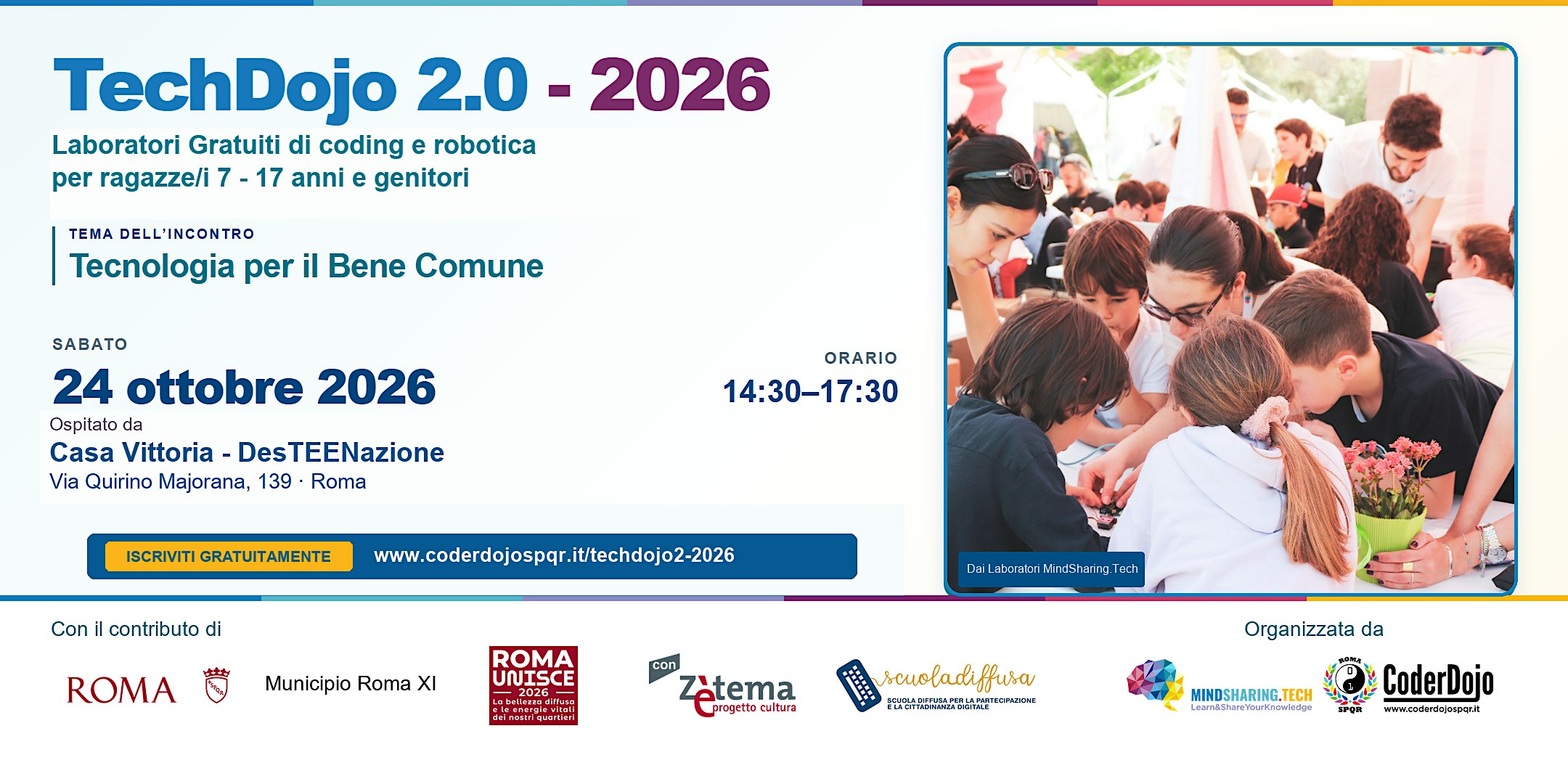 TechDojo 2.0 - 2026 | Tecnologia per il Bene Comune