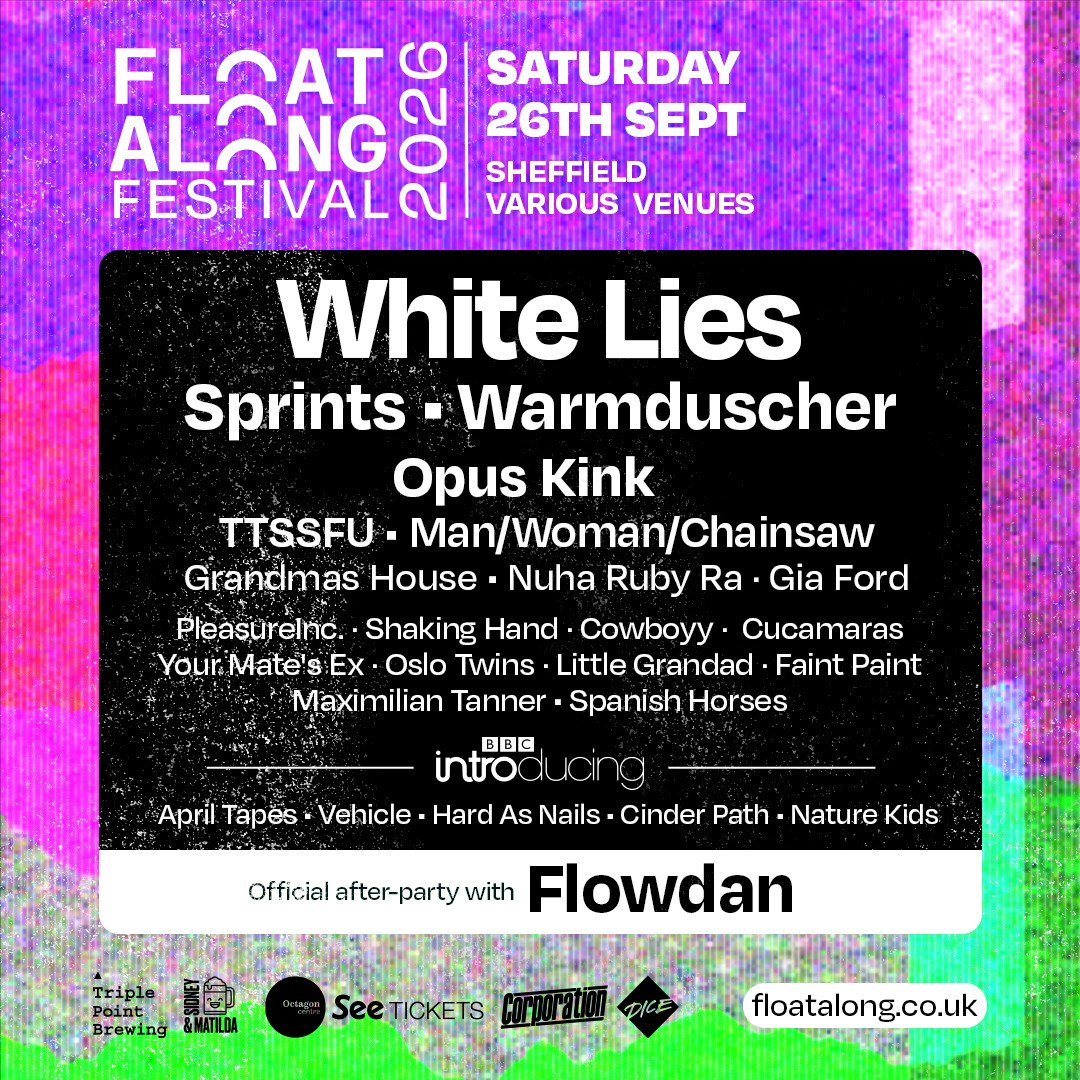 Float Along Festival 2026 (White Lies, Sprints) 