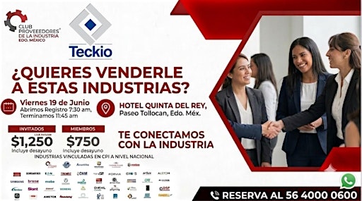Networking 100% Industrial en Metepec Estado de México