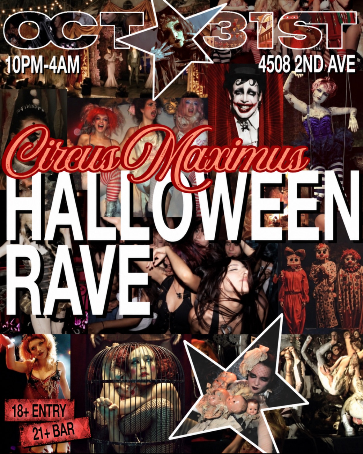Circus Maximus Halloween Rave
