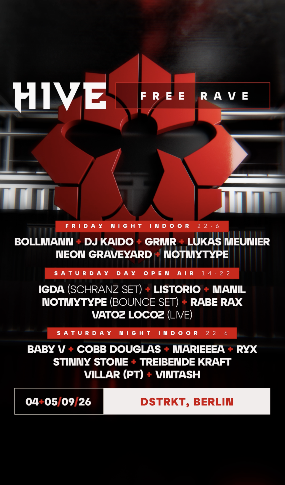 HIVE FREE RAVE