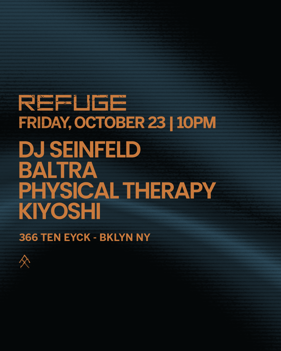 Refuge Friday: DJ Seinfeld, Baltra, Physical Therapy & Kiyoshi