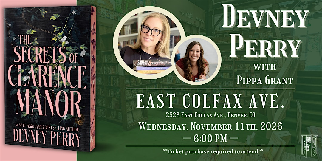 Devney Perry with Pippa Grant Live at Tattered Cover Colfax