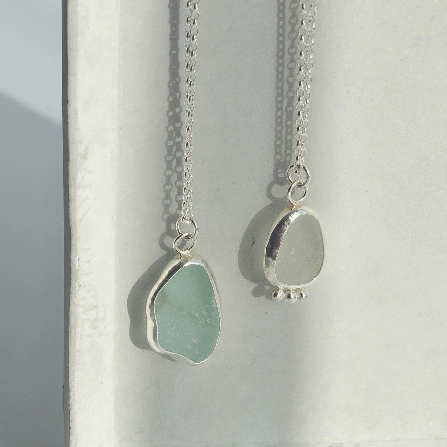 Jewellery Making: Silver and Seaglass Pendant