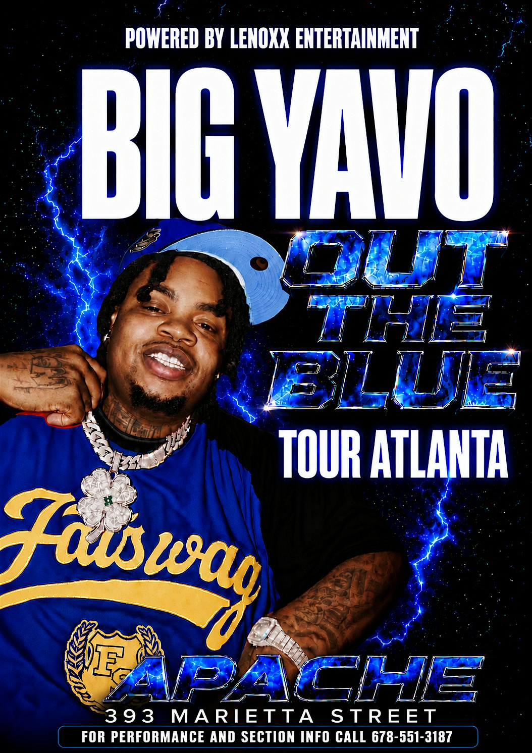 Lenoxx Entertainment Presents: Big Yano "Out The Blue" Tour Atlanta
