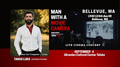 MEN WTH A MOVIE CAMERA & live score by Taras Luka