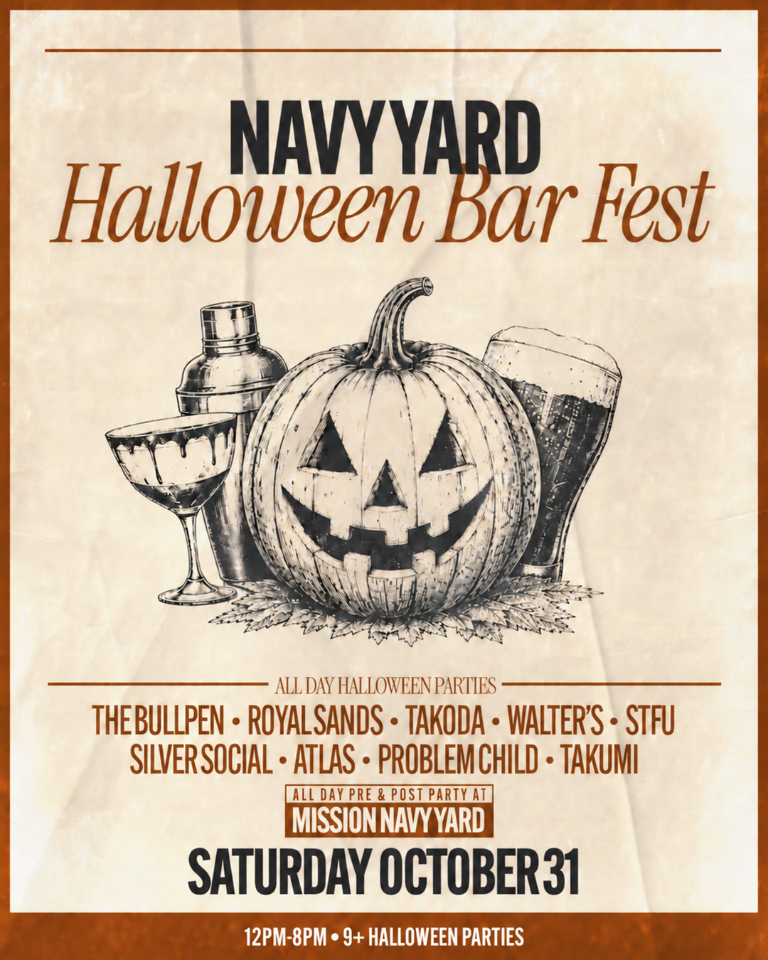 Navy Yard Halloween Bar Fest