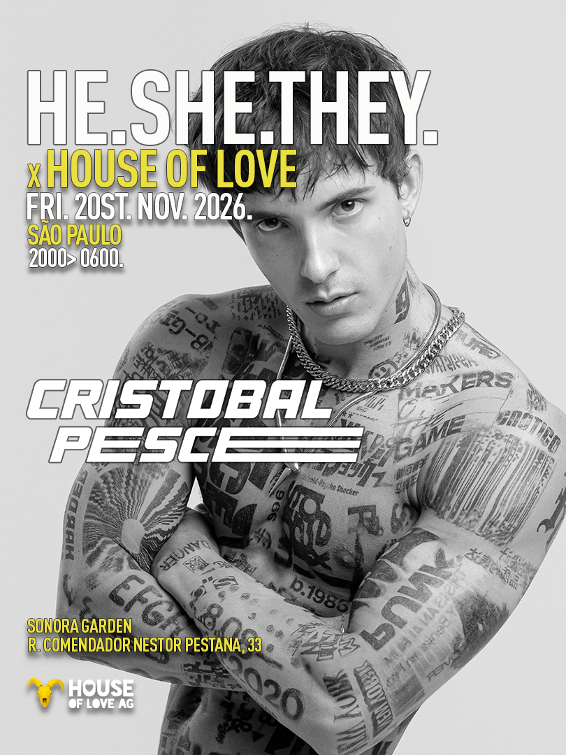 HE.SHE.THEY. PRESENTS Cristobal Pesce