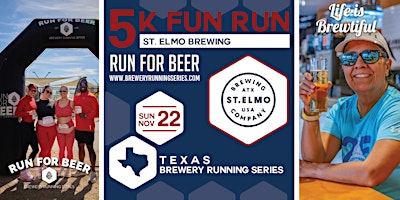 5k Beer Run x St. Elmo Brewing |TX Brewery Running Series