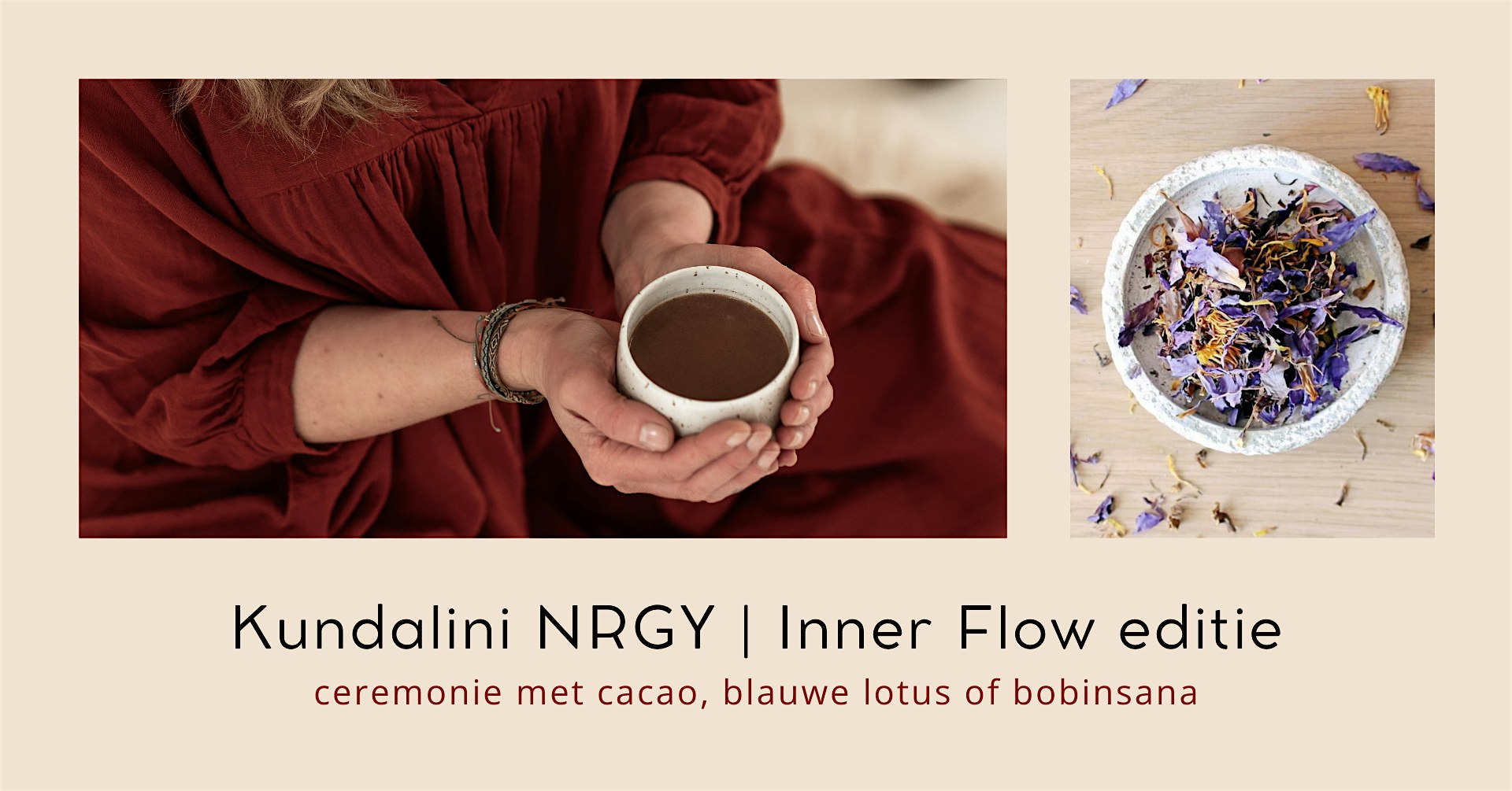 Kundalini NRGY | Inner Flow editie met cacao, blauwe lotus of bobinsana