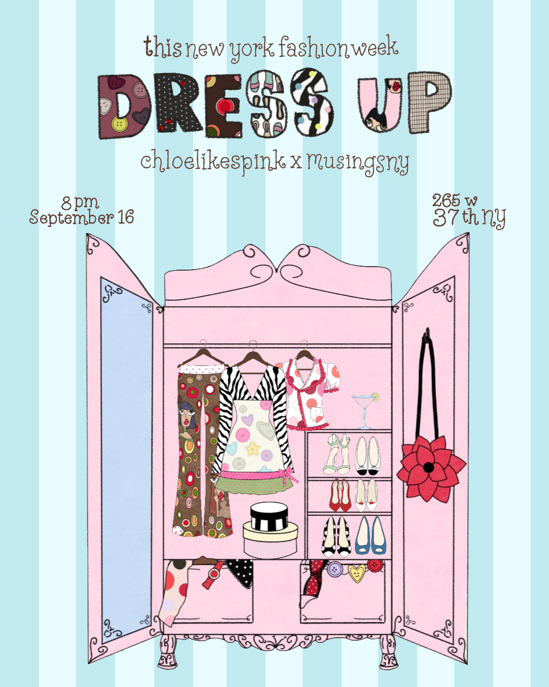 Chloe Likes Pink x Musings NY Present Dress Up