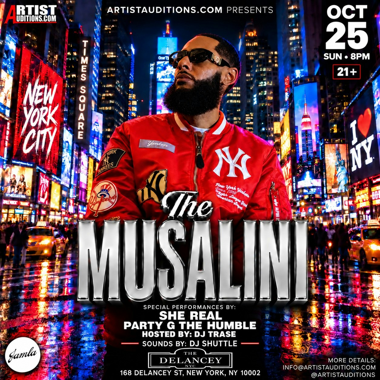 The Musalini - Live [NYC]  DJ Trase x She Real