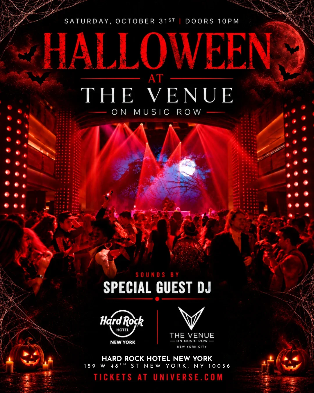 Annual Challaween @ Hard Rock Hotel w/ Yarden Saxophone