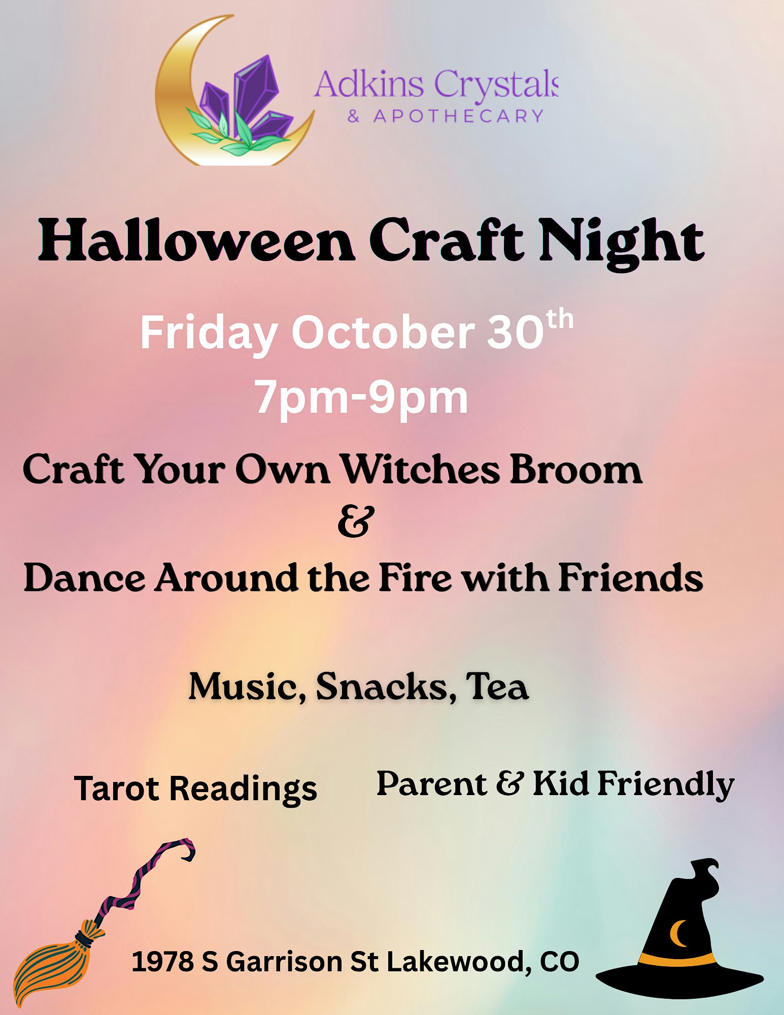 Adkins Crystals New Moon Event
