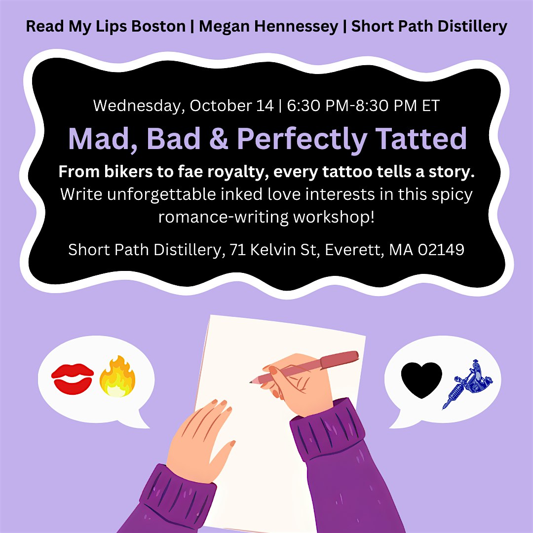 Mad, Bad and Perfectly Tatted: Writing tattooed baddies in romance
