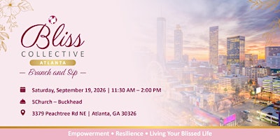 Bliss Collective: Brunch & Sip - Atlanta Event - September 19th