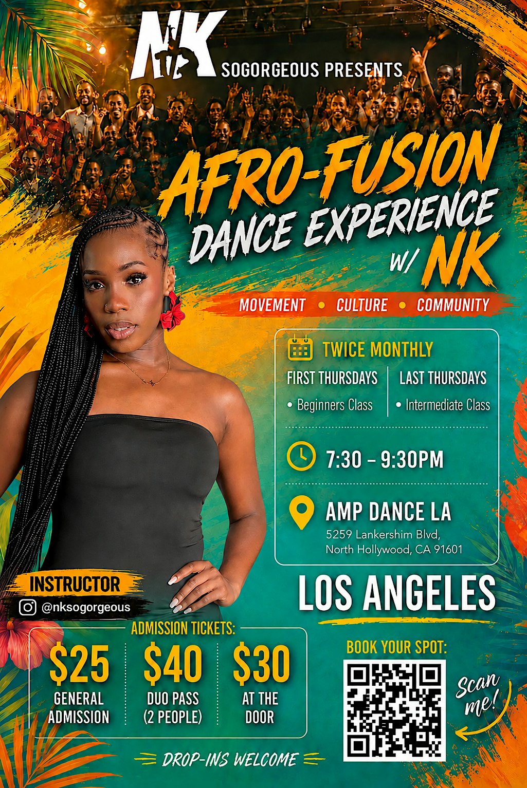 Afro-Fusion Dance Experience - Beginners