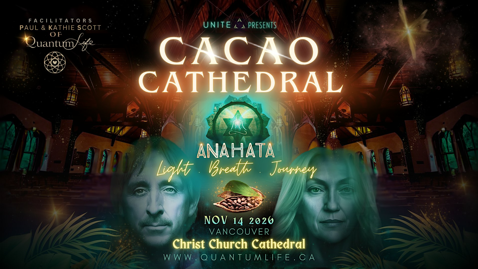 ANAHATA CACAO CATHEDRAL | Breath, Sound & Light Journey |UNITE WellnessExpo