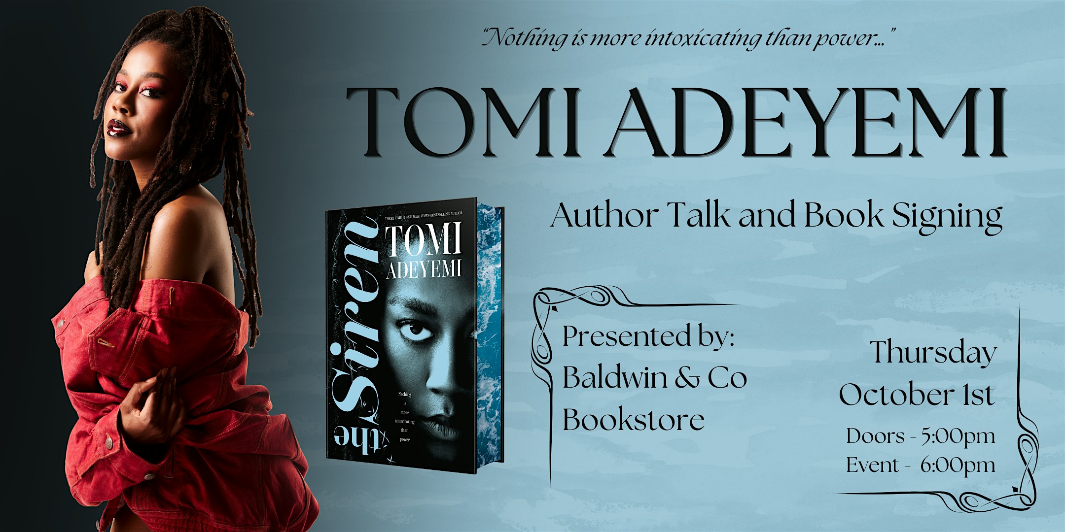 An Intoxicating Evening with Tomi Adeyemi