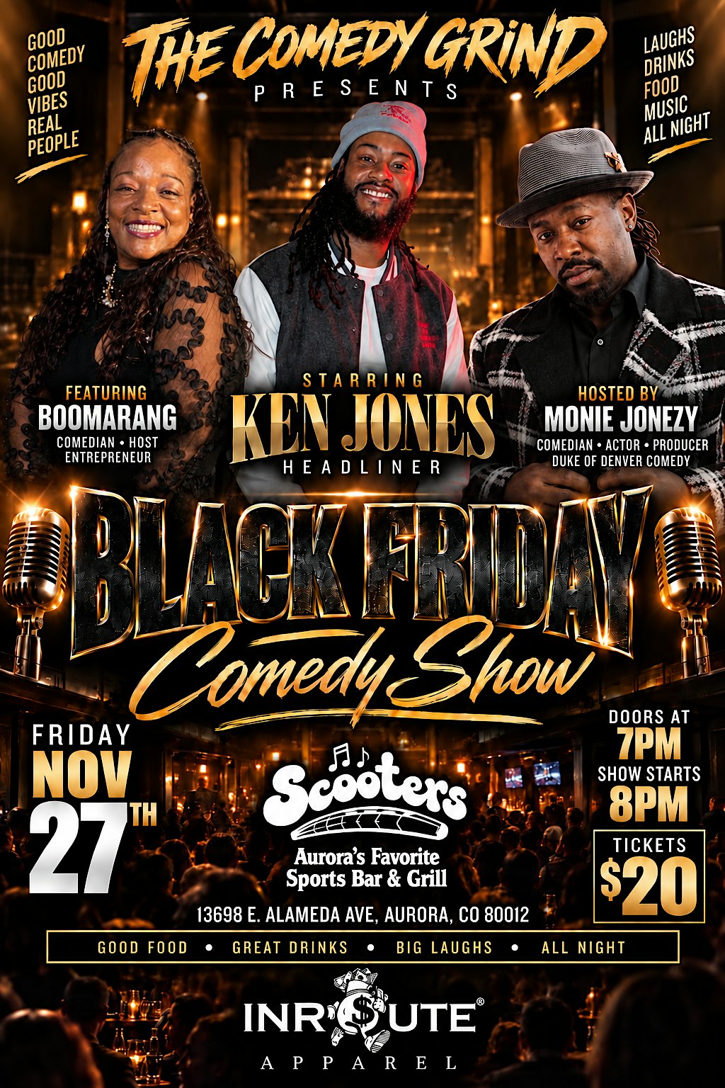 Black Friday comedy show