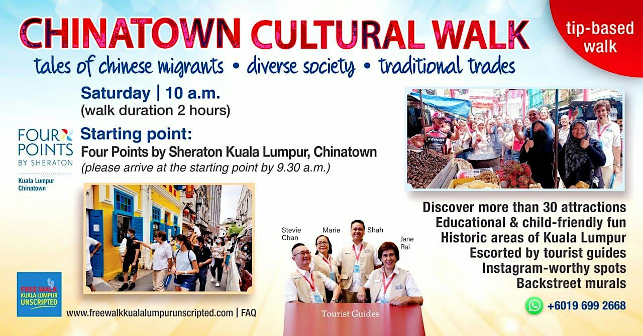 Chinatown Cultural Walk in Kuala Lumpur (tip-based)-Saturday session