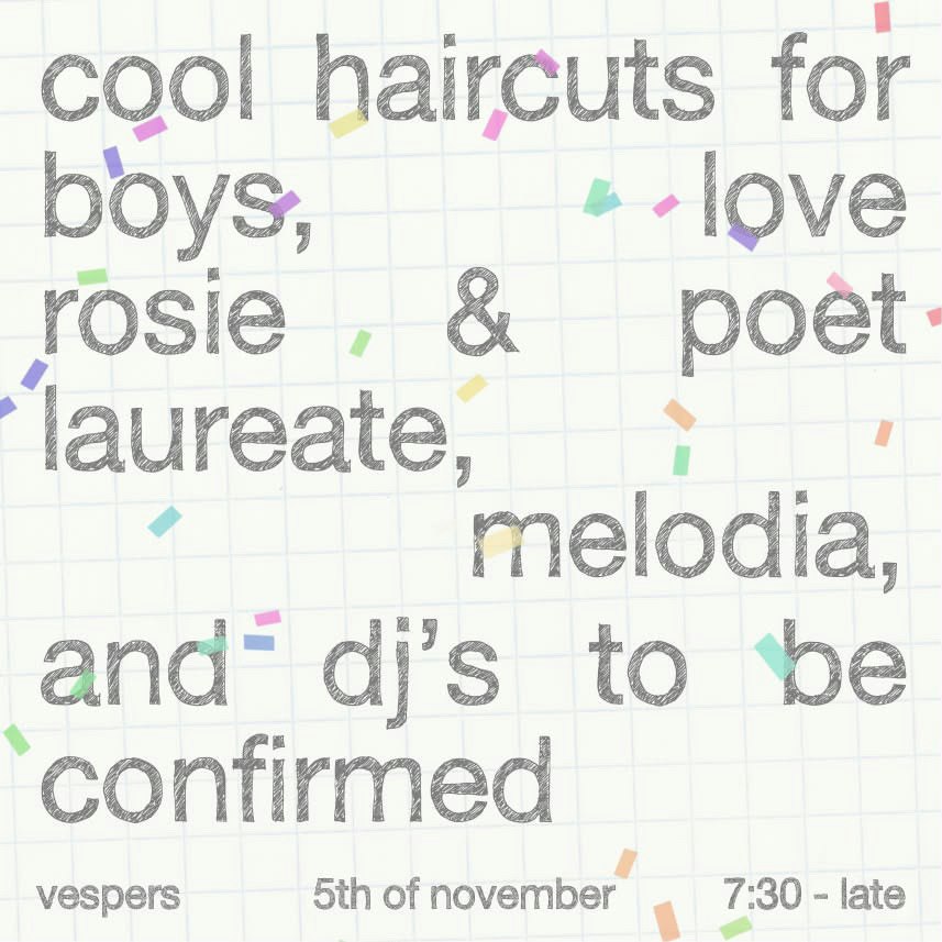 CHFB, Love Rosie & Poet Laureate, Melodia