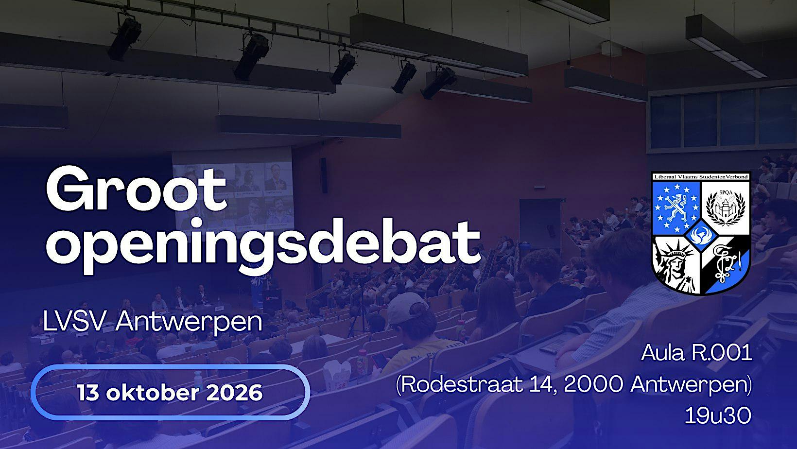 Groot openingsdebat LVSV Antwerpen