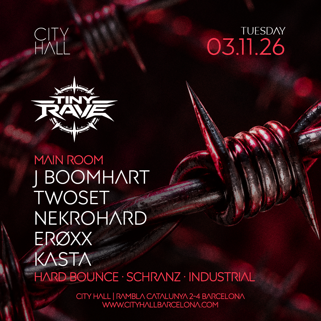 TUESDAY l TINY RAVE l HARD BOUNCE · SCHRANZ · INDUSTRIAL