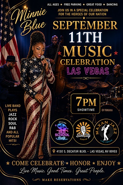 Minnie Blue jazz singer of the year live in Las Vegas