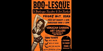 Boolesque: A Burlesque Macabre and Art Market