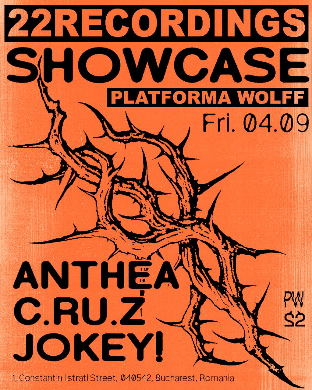 PW x 22 Recordings • Anthea, C.ru.z, Jokey