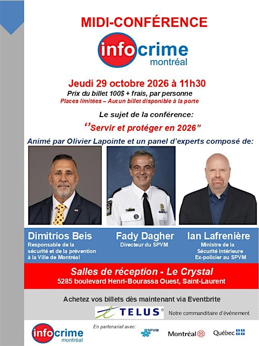 Midi-Conférence ICM - Servir et protéger en 2026