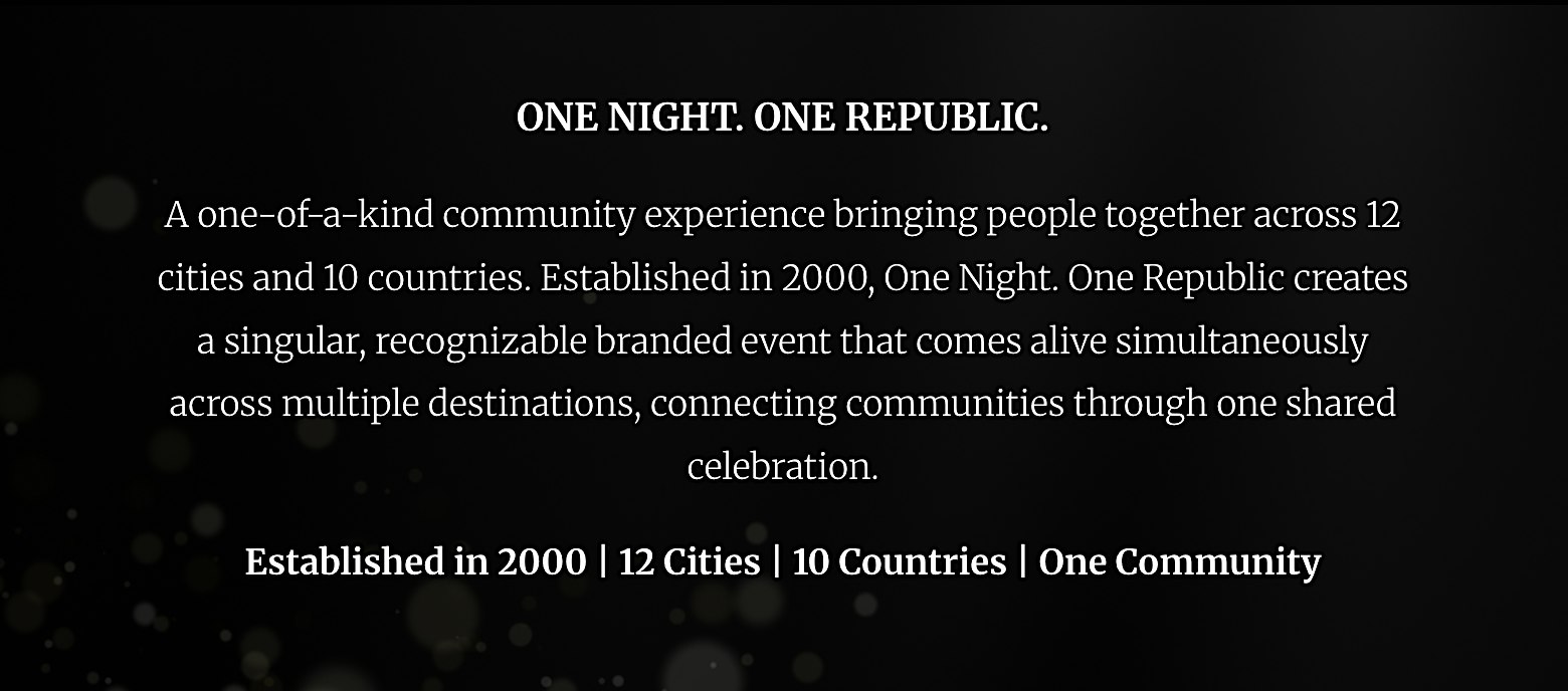 ONE NIGHT.ONE REPUBLIC. ACCRA EDITION 2026