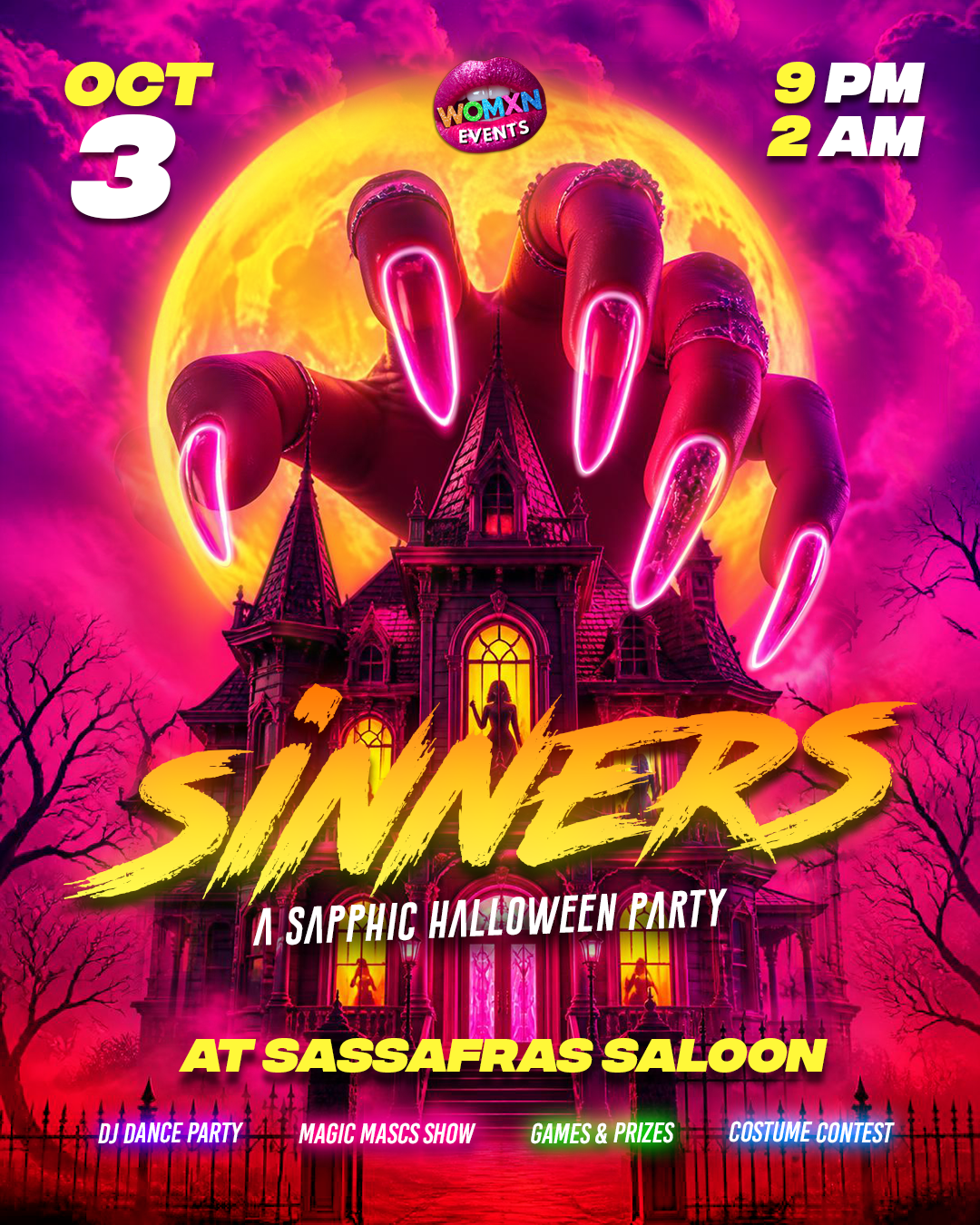 SINNERS | Sapphic Halloween Party