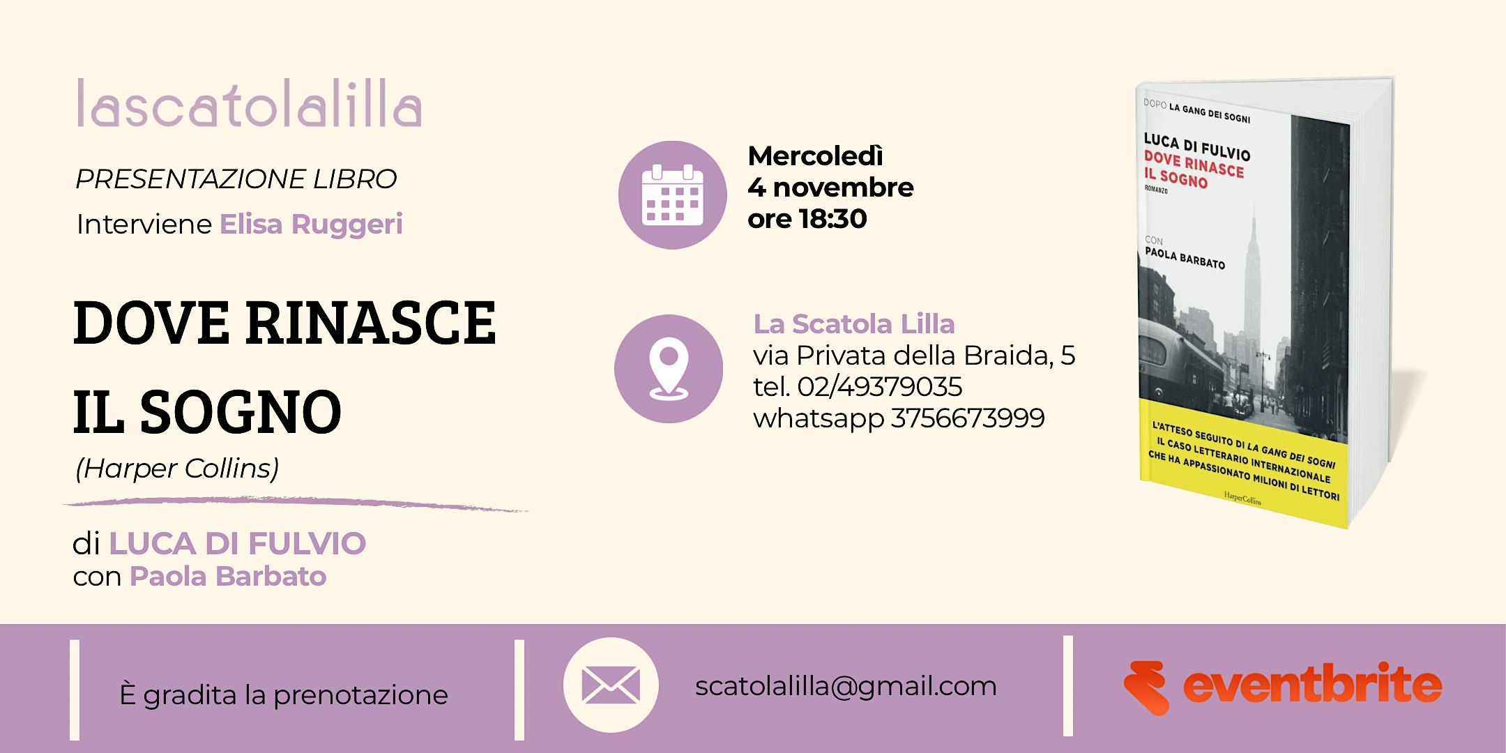 Dove rinasce il sogno | Luca Di Fulvio