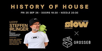 SLC Pop-Up × GROSSE8: History of House