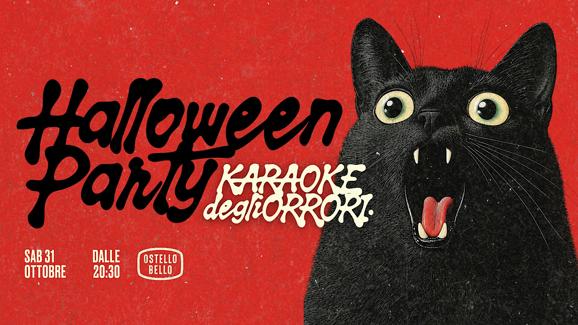 HALLOWEEN PARTY • Karaoke degli Orrori • Ostello Bello Roma Colosseo