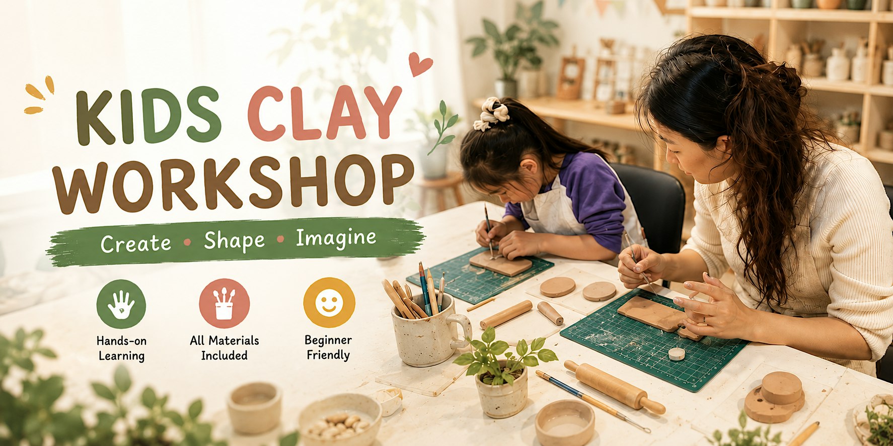 Kids Clay Workshop in Glasgow | Creative Clay for Ages 3–18