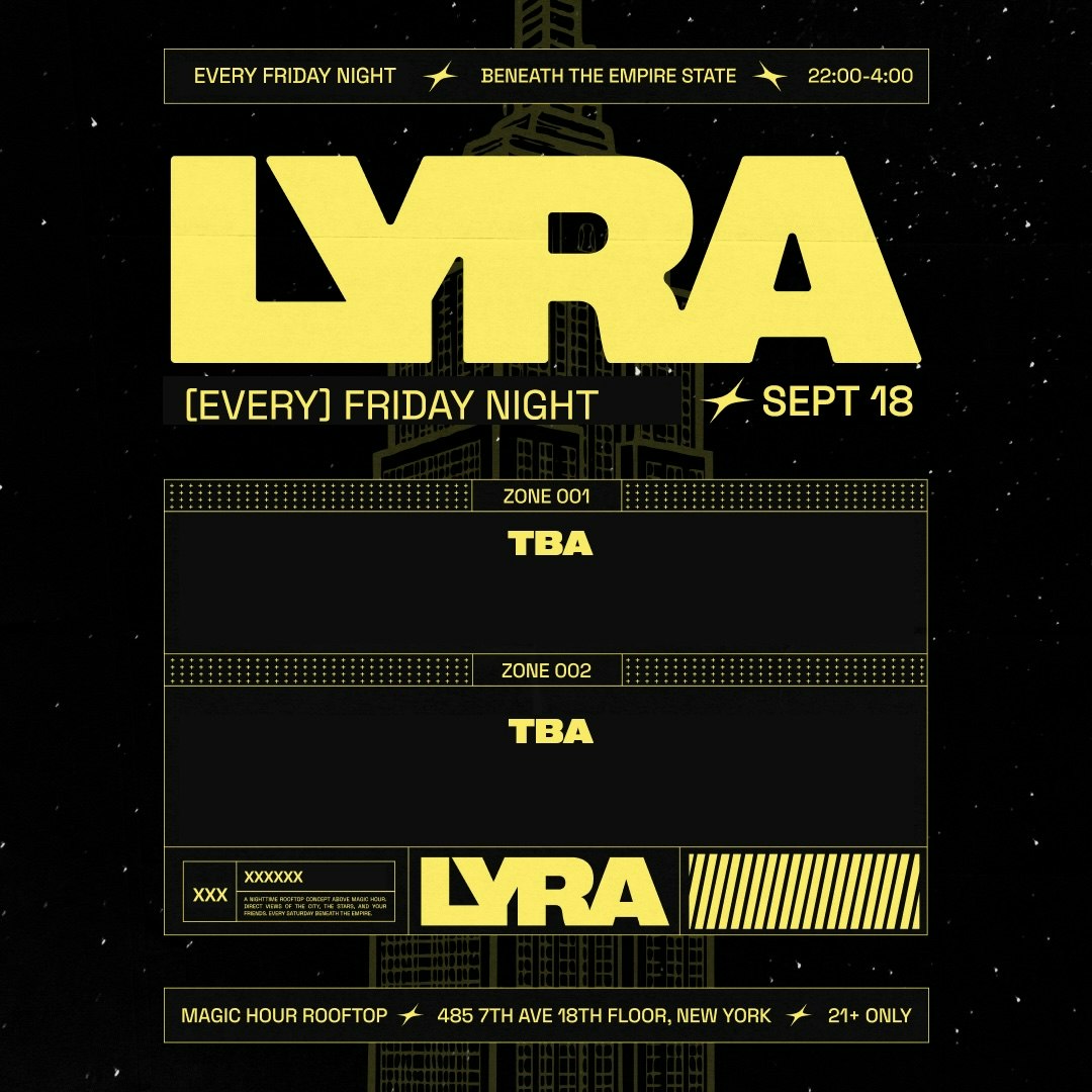 Lyra Rooftop Party - 09.18