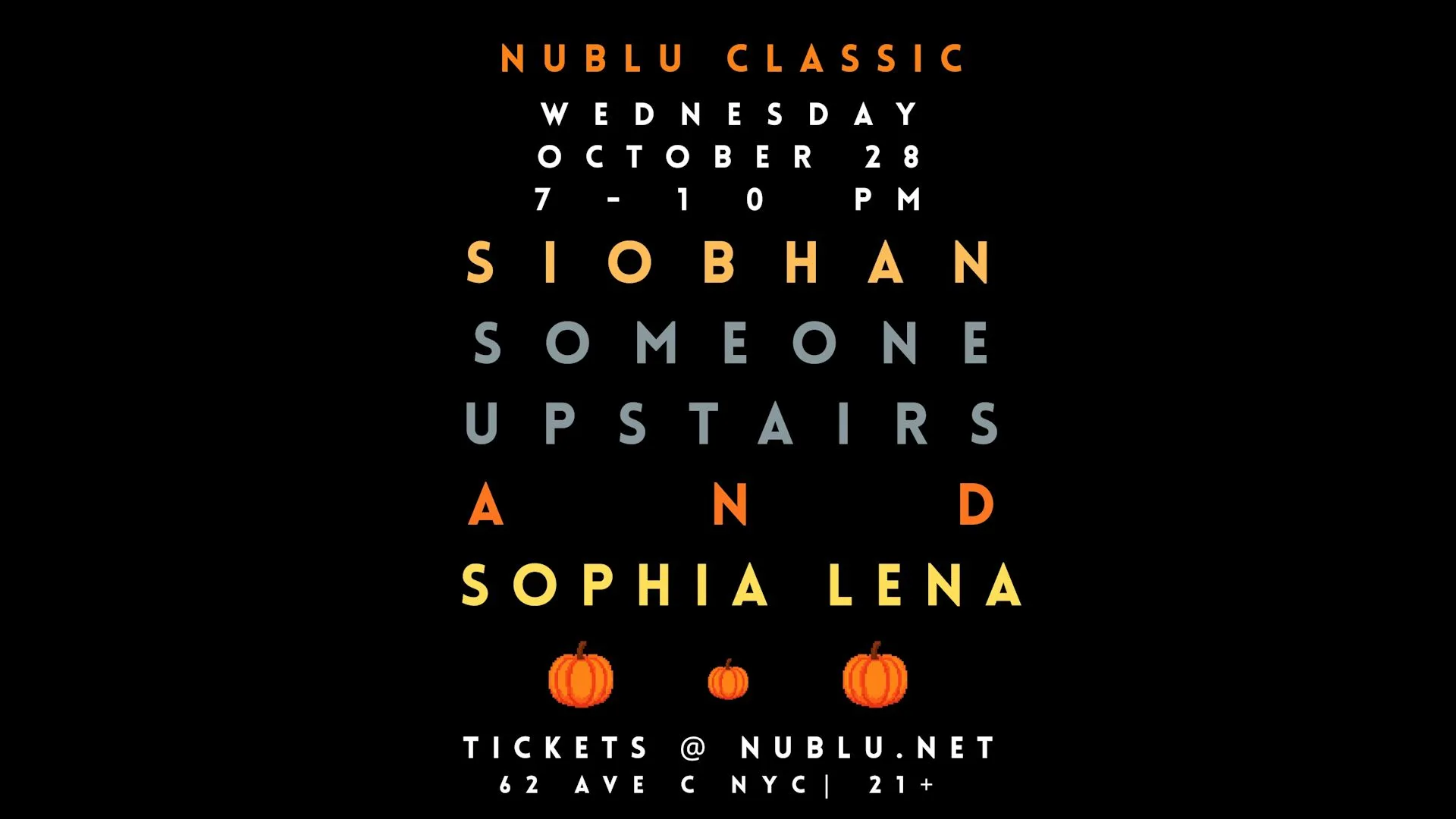 Nc62- Siobhan, Someone Upstairs And Sophia Lena